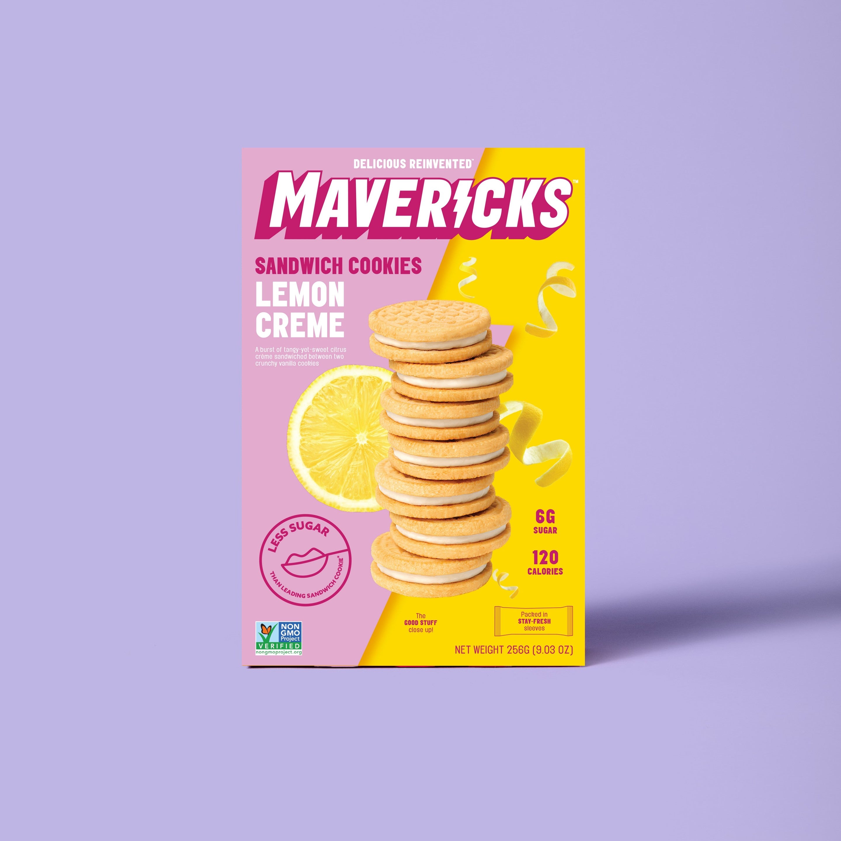 Lemon Creme Sandwich Cookies, 9oz