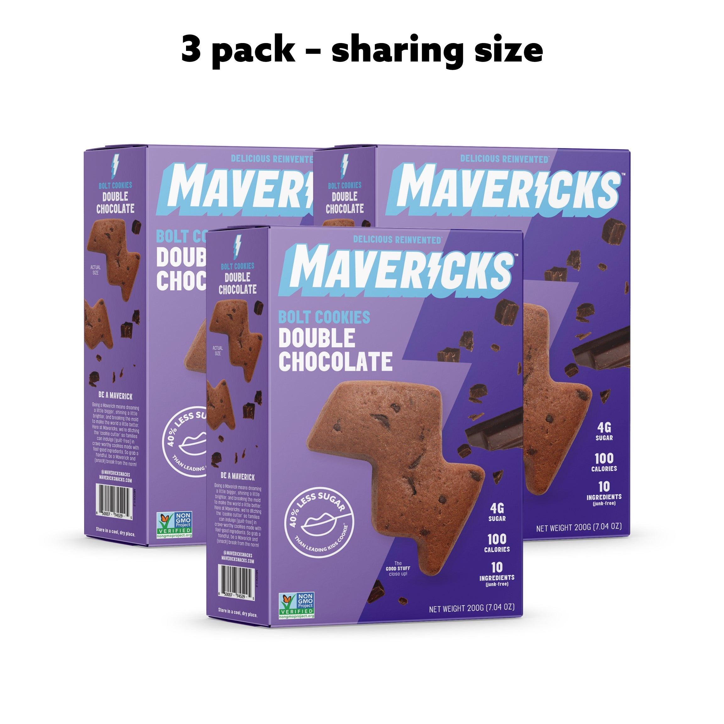 double chocolate bolt cookies, 7oz