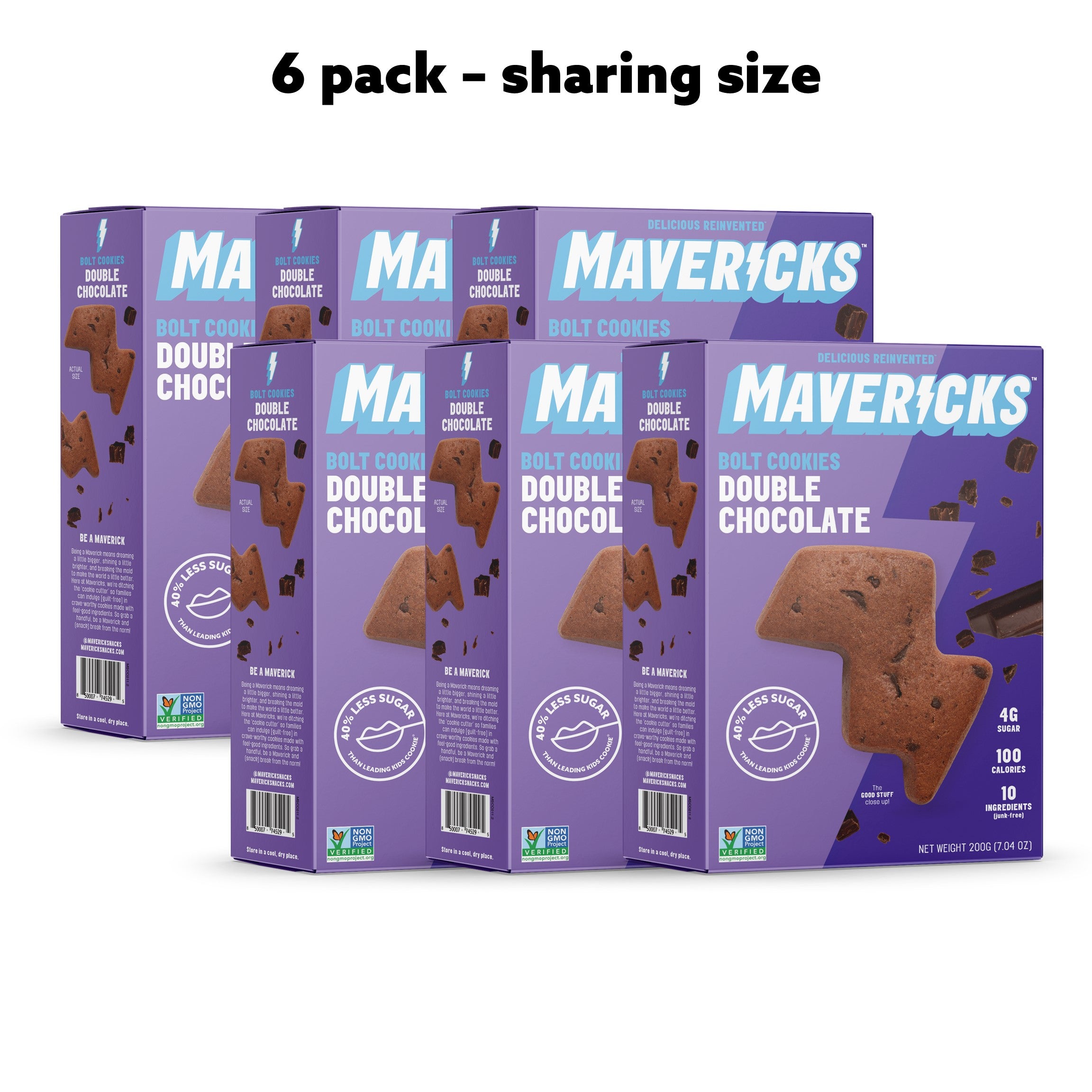 double chocolate bolt cookies, 7oz